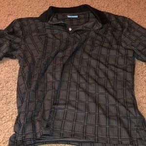 Grey golf shirt